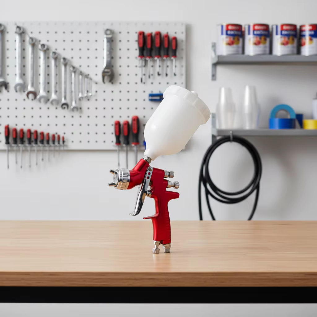 GFG Model LVLP Spray Gun – Professional Gravity Feed Refinished Painting LVLP Spray Gun for Automotive & Industrial Coating (Batch Retry 4)