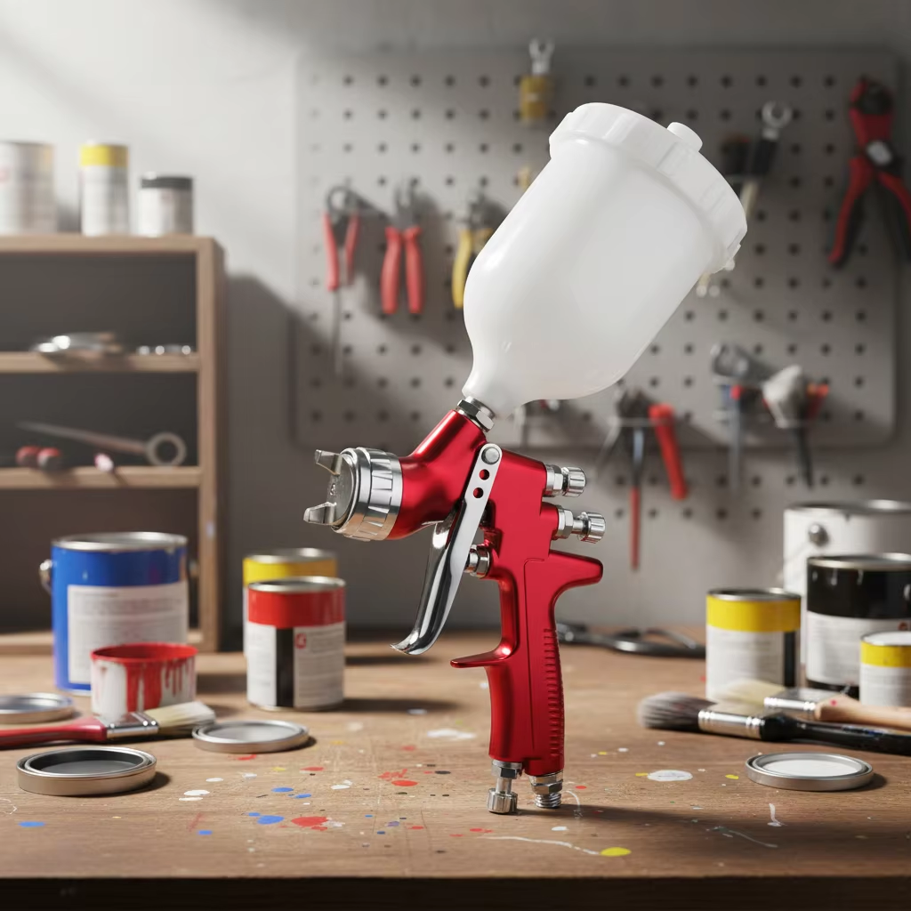 GFG Model LVLP Spray Gun – Professional Gravity Feed Refinished Painting LVLP Spray Gun for Automotive & Industrial Coating (Batch Retry 1)