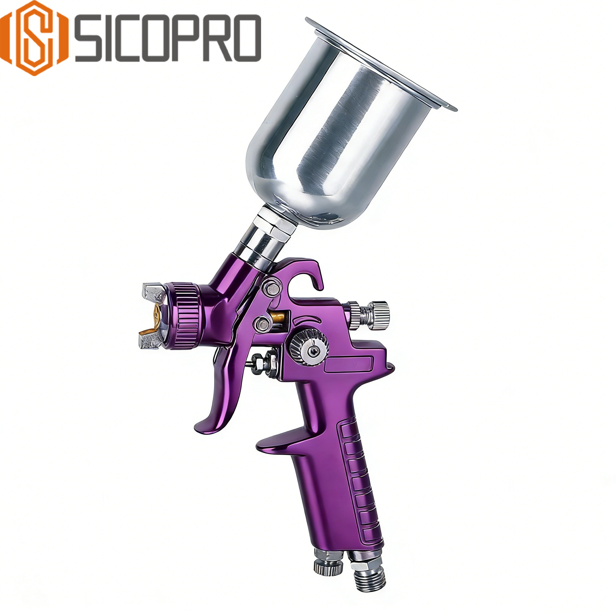 H-2000G Purple LVLP Gravity Feed Spray Gun