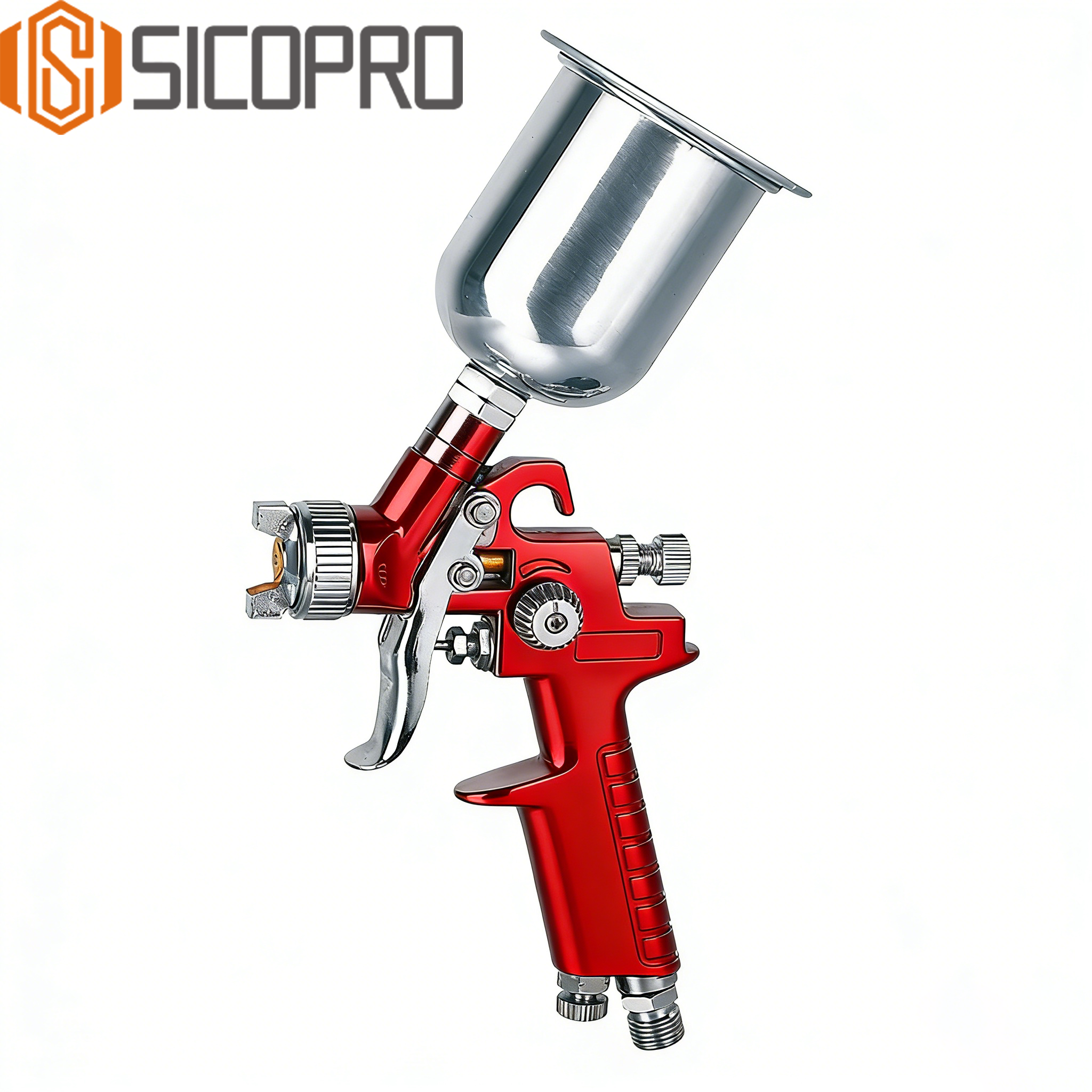 H-2000G Red LVLP Gravity Feed Spray Gun