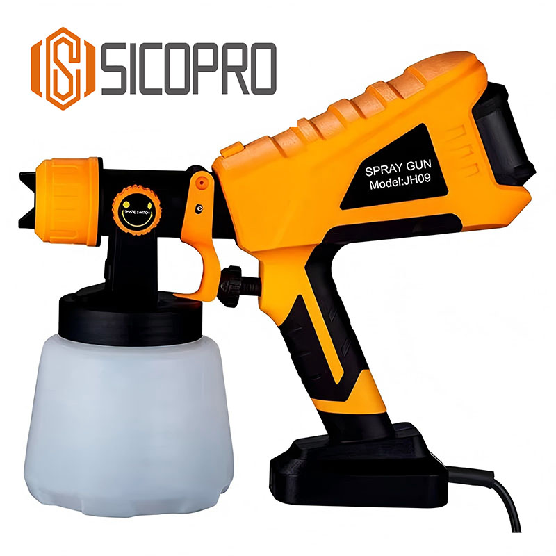 SICOPRO JH‑09 Electric LVLP Spray Gun – Home DIY & Professional Finishing Tool