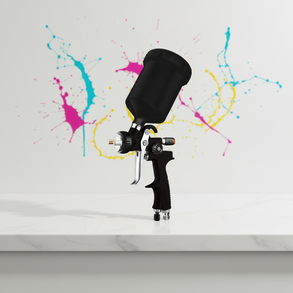 SK-100 Black LVLP Paint Spray Gun High Efficiency Coating Tool