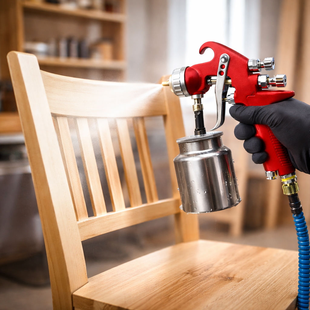 LVLP Spray Gun for Fence and Outdoor Wood Painting