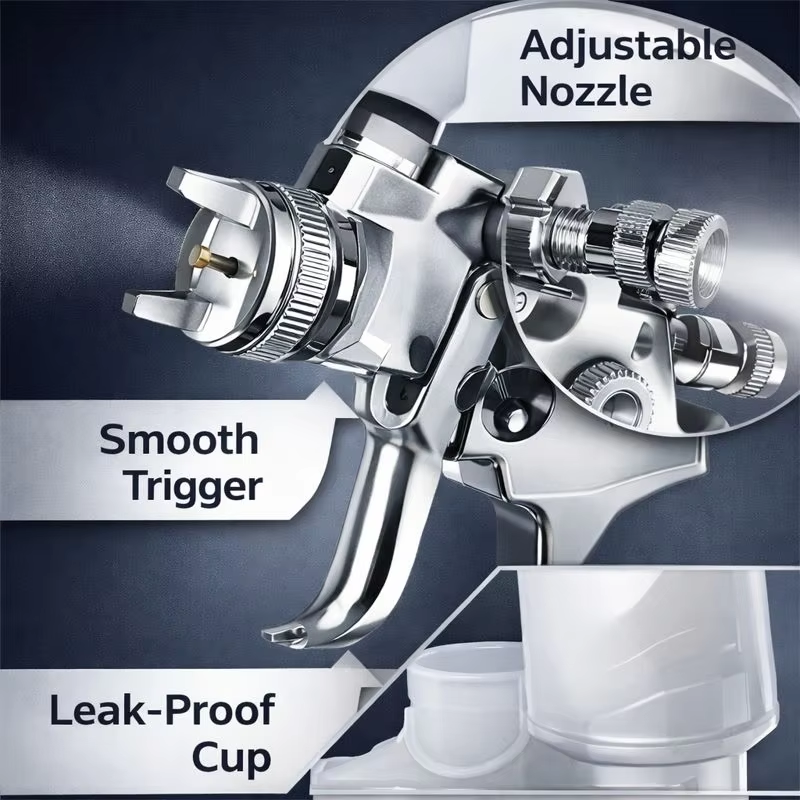 Adjustable Nozzle Professional LVLP Paint Spray Gun