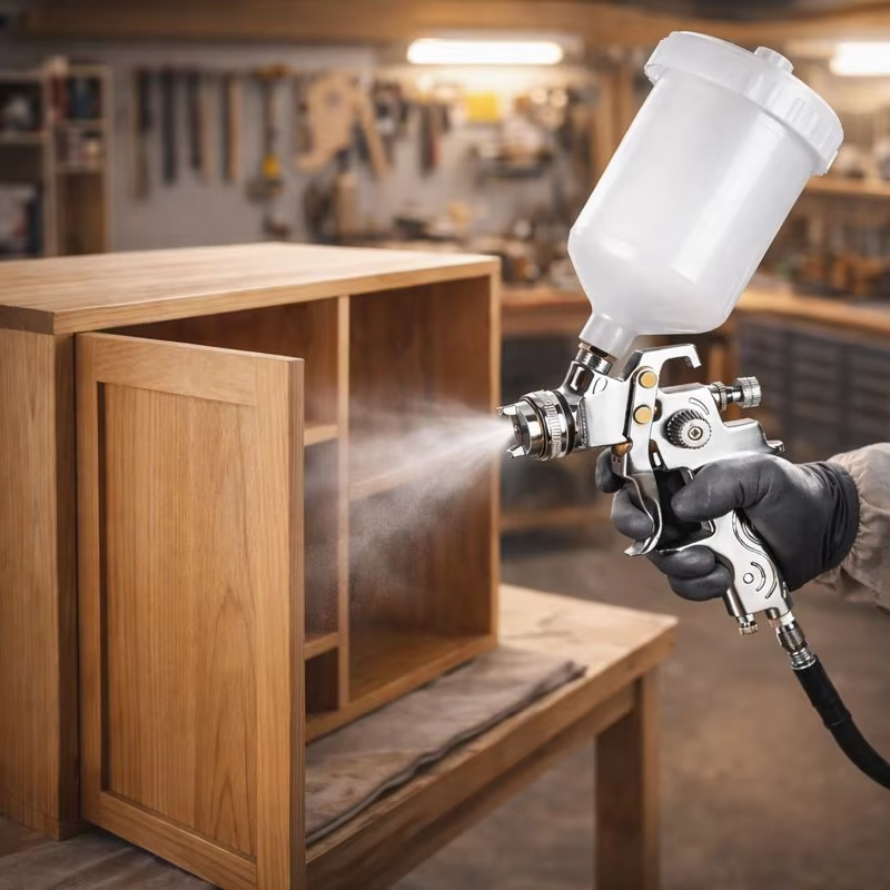 Gravity Feed LVLP Spray Gun Professional Paint Sprayer