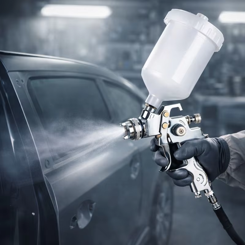 Industrial LVLP Pneumatic Paint Spray Gun for Multi Surface Coating