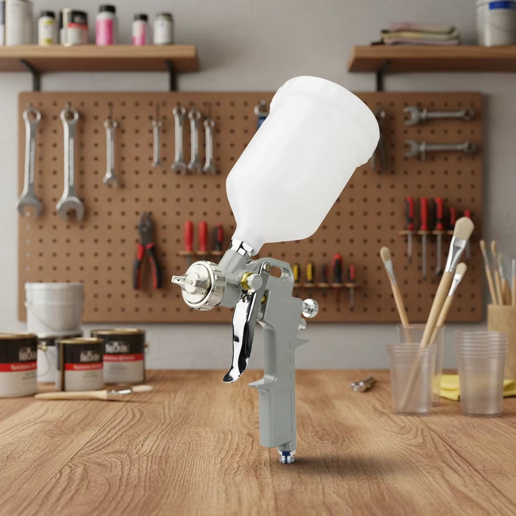 Professional LVLP Gravity Feed Spray Gun for Automotive & Wood Finishing