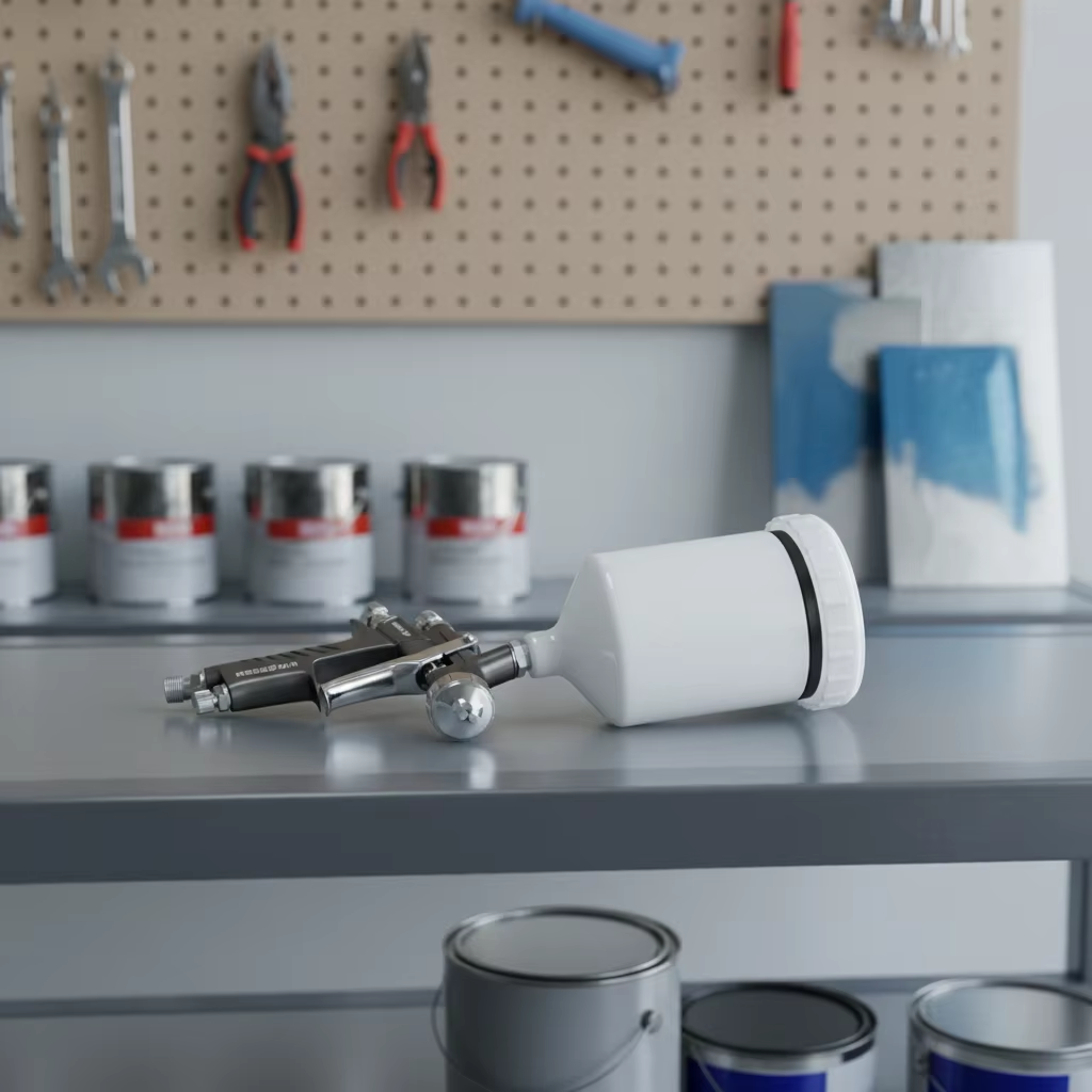 LVLP Gravity Feed Spray Gun Professional Paint Tool Model 3