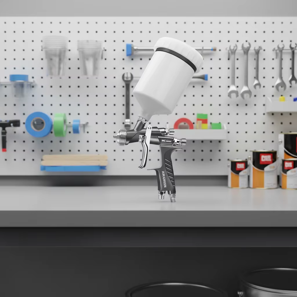 LVLP Gravity Feed Spray Gun Professional Paint Tool Model 5