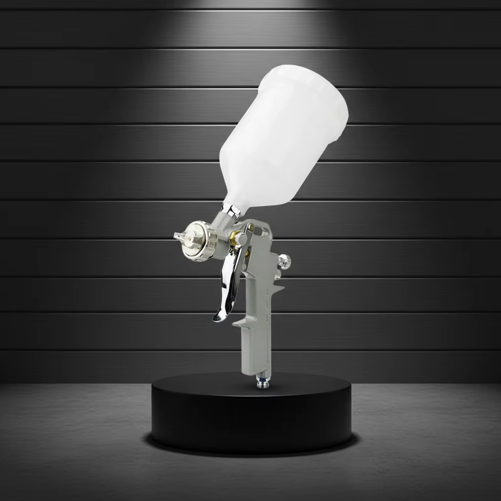 Gravity Feed LVLP Spray Gun for DIY Painting Projects
