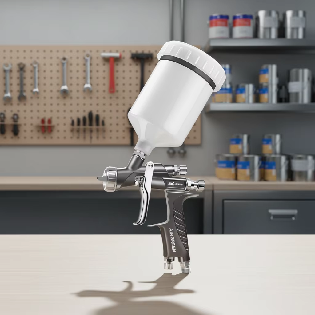 LVLP Gravity Feed Spray Gun Professional Paint Tool Model 6