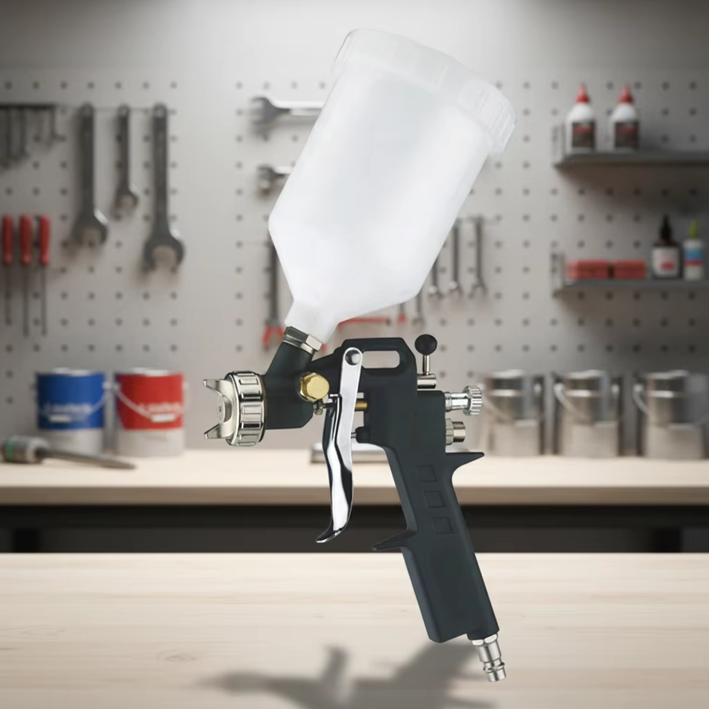 Compact LVLP Spray Gun for DIY and Professional Painting Projects