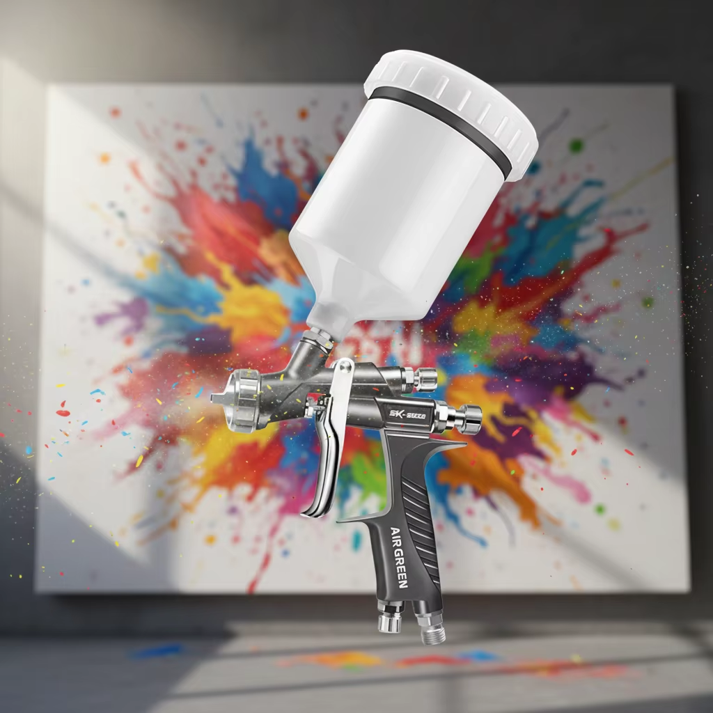 LVLP Gravity Feed Spray Gun Professional Paint Tool Model 7