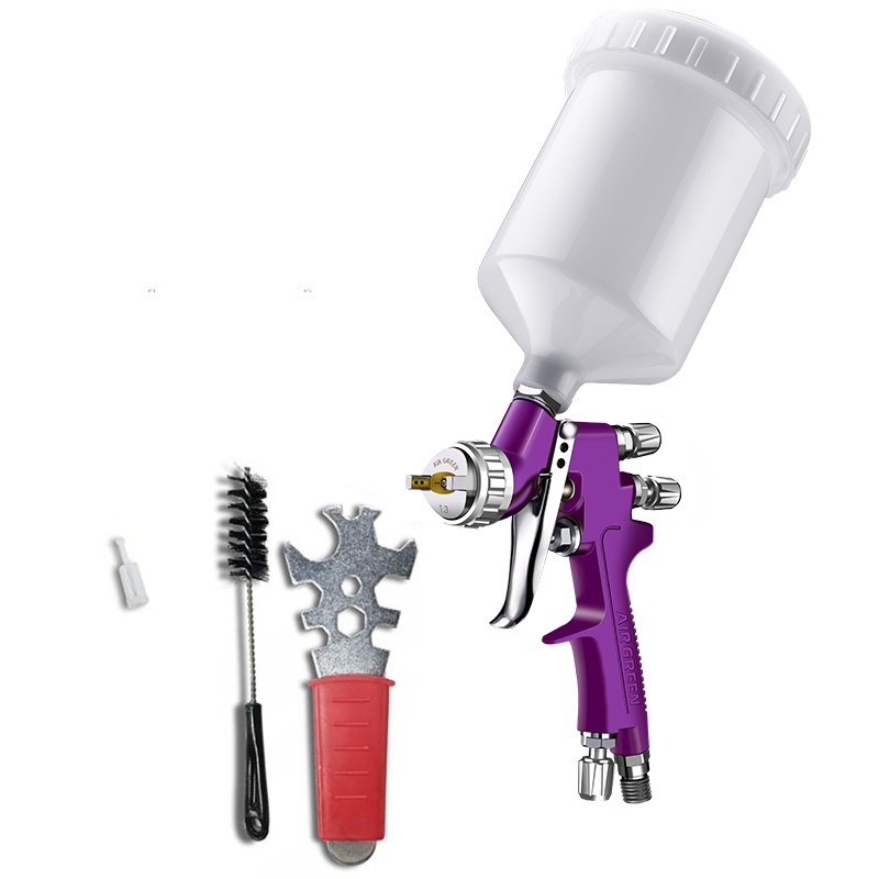 MP-791 LVLP Automotive Refinish Spray Gun - High Atomization Purple