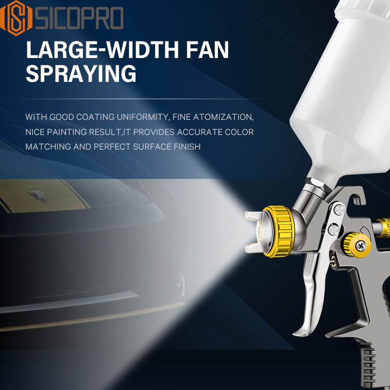 Precision LVLP Spray Gun SK-2011 for Fine Finish Applications