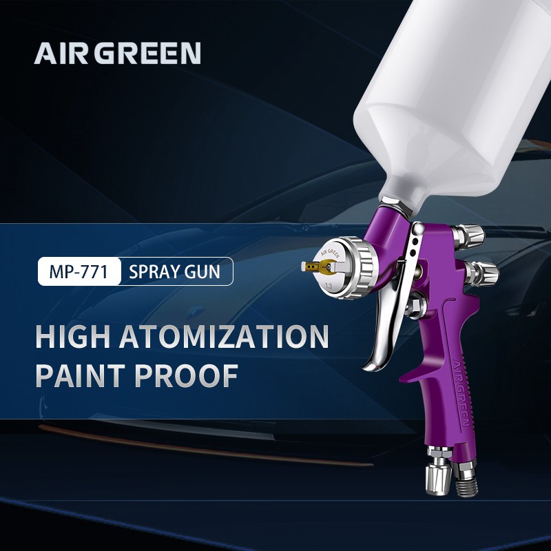 MP-791 LVLP Automotive Refinish Spray Gun - High Atomization Purple