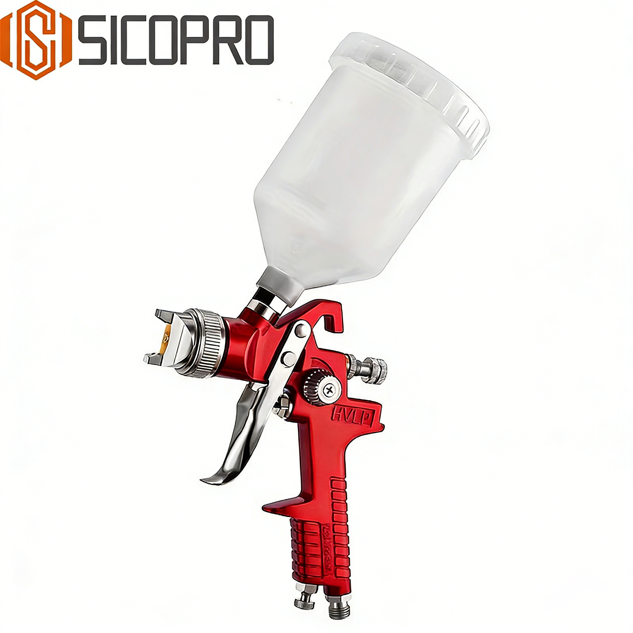 Professional LVLP Spray Gun H-827P-1 - Red