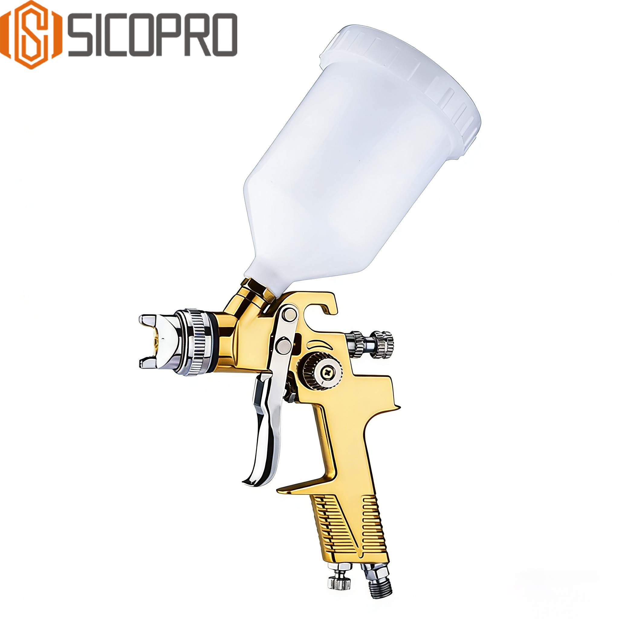 SICOPRO H-970P Golden LVLP Spray Gun for Automotive Refinishing