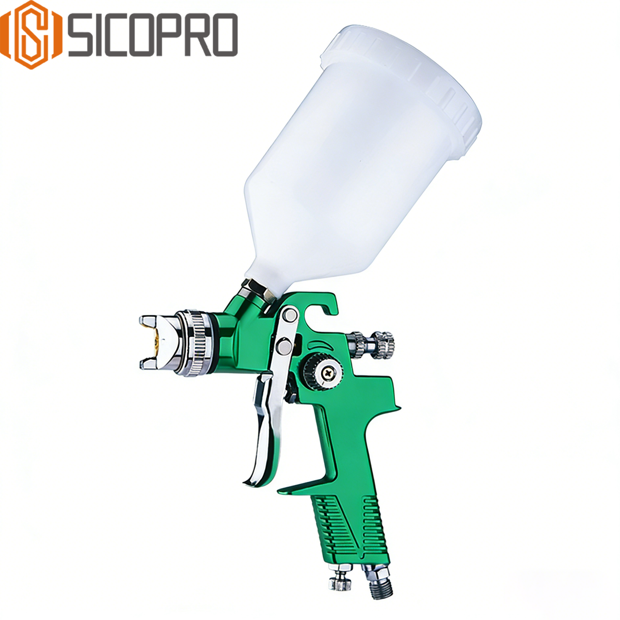 SICOPRO H-970P Green LVLP Spray Gun for Automotive Refinishing
