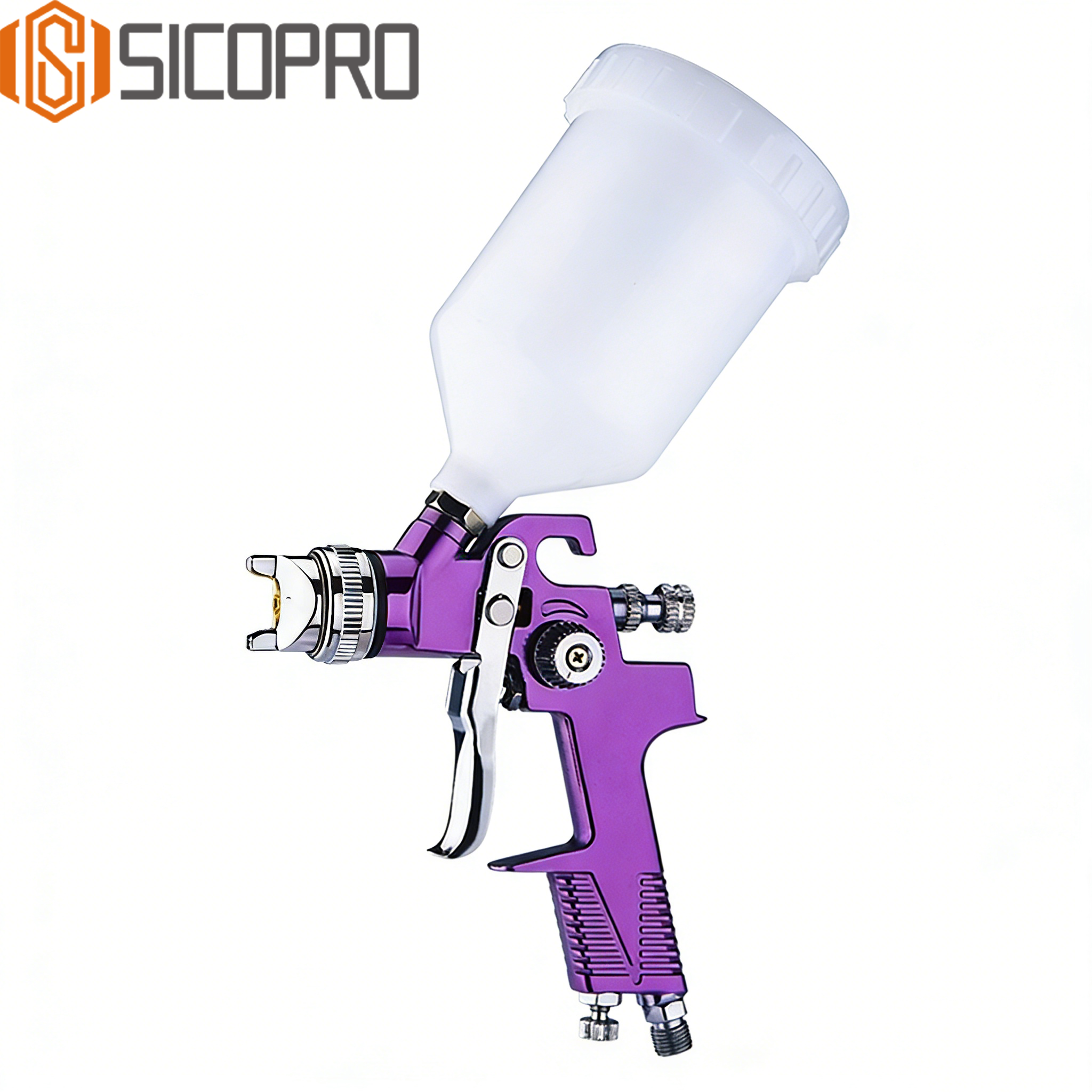 SICOPRO H-970P Purple LVLP Spray Gun for Automotive Refinishing
