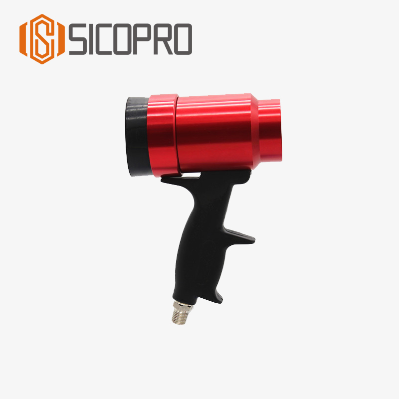 Compact Red LVLP Air Pulse Blow Spray Gun - HG-01