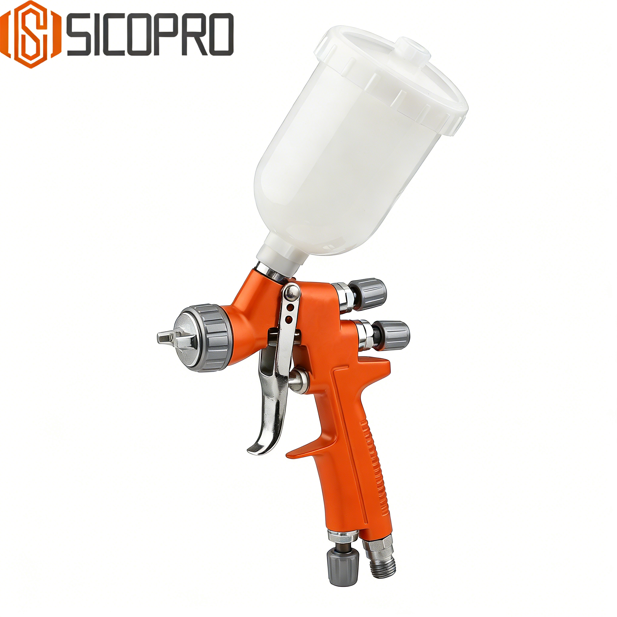 SICOPRO MINI-888 Orange LVLP Gravity Feed Spray Gun
