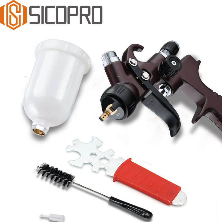 Mini LVLP Spray Gun SK-100 - 0.8mm Nozzle for Touch-Up Painting