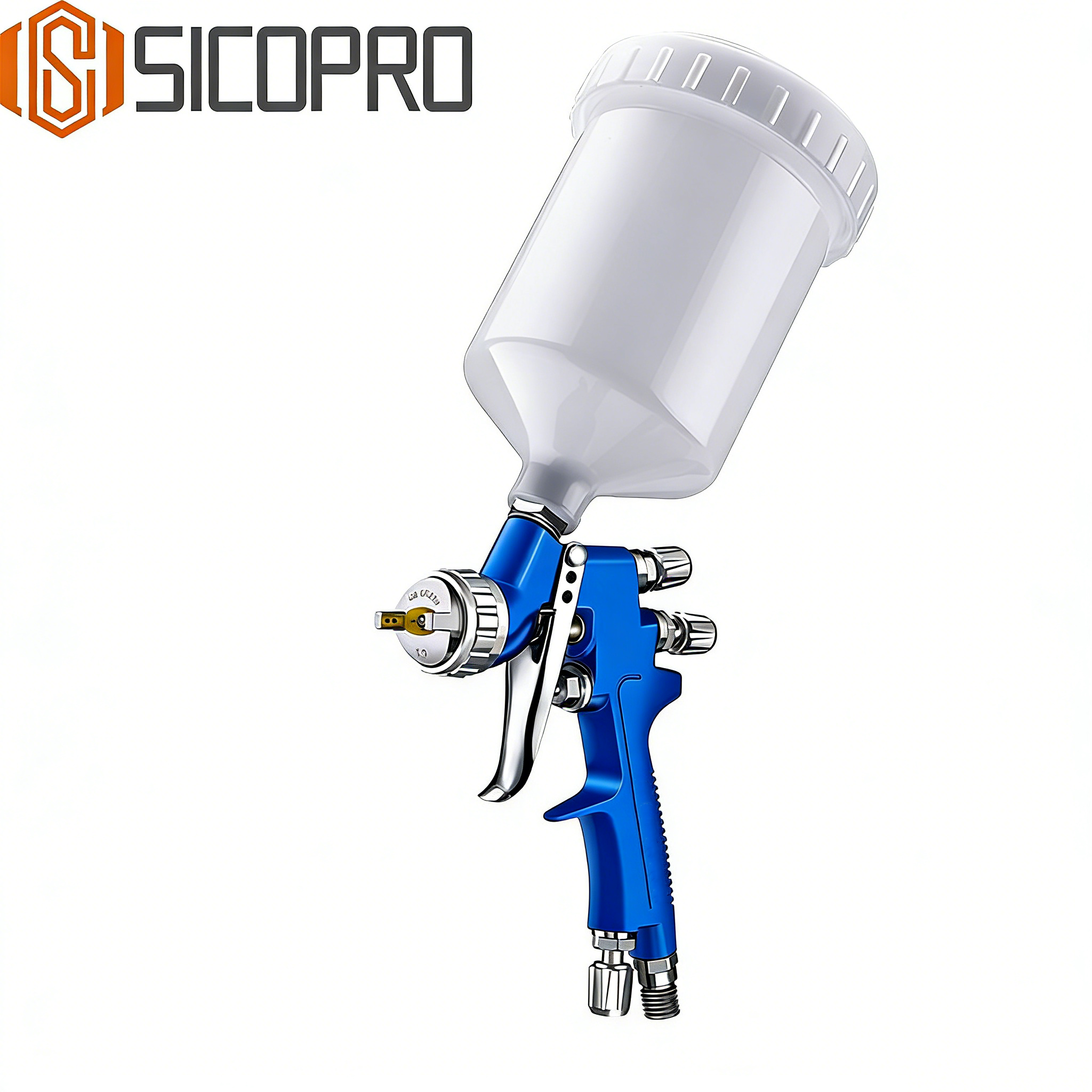 SICOPRO MP-791 Blue LVLP Spray Gun – Precision Coating Tool for Automotive & Furniture Refinishing