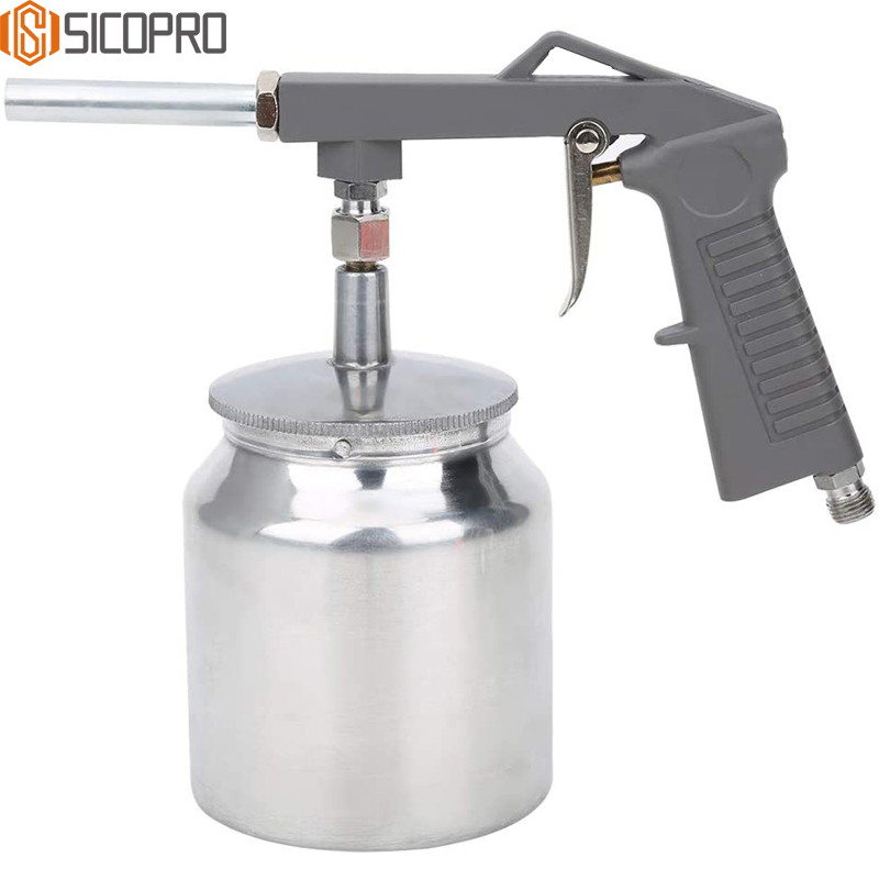 SICOPRO PS-6 Bottom Feed Pneumatic Spray Gun with 1000ml Cup for Automotive and Industrial Coating