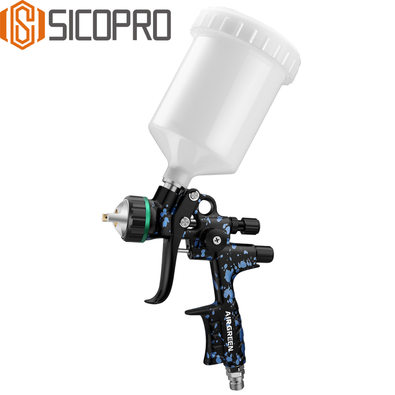SK-100B LVLP Gravity Spray Gun - Professional Refinish Paint Tool