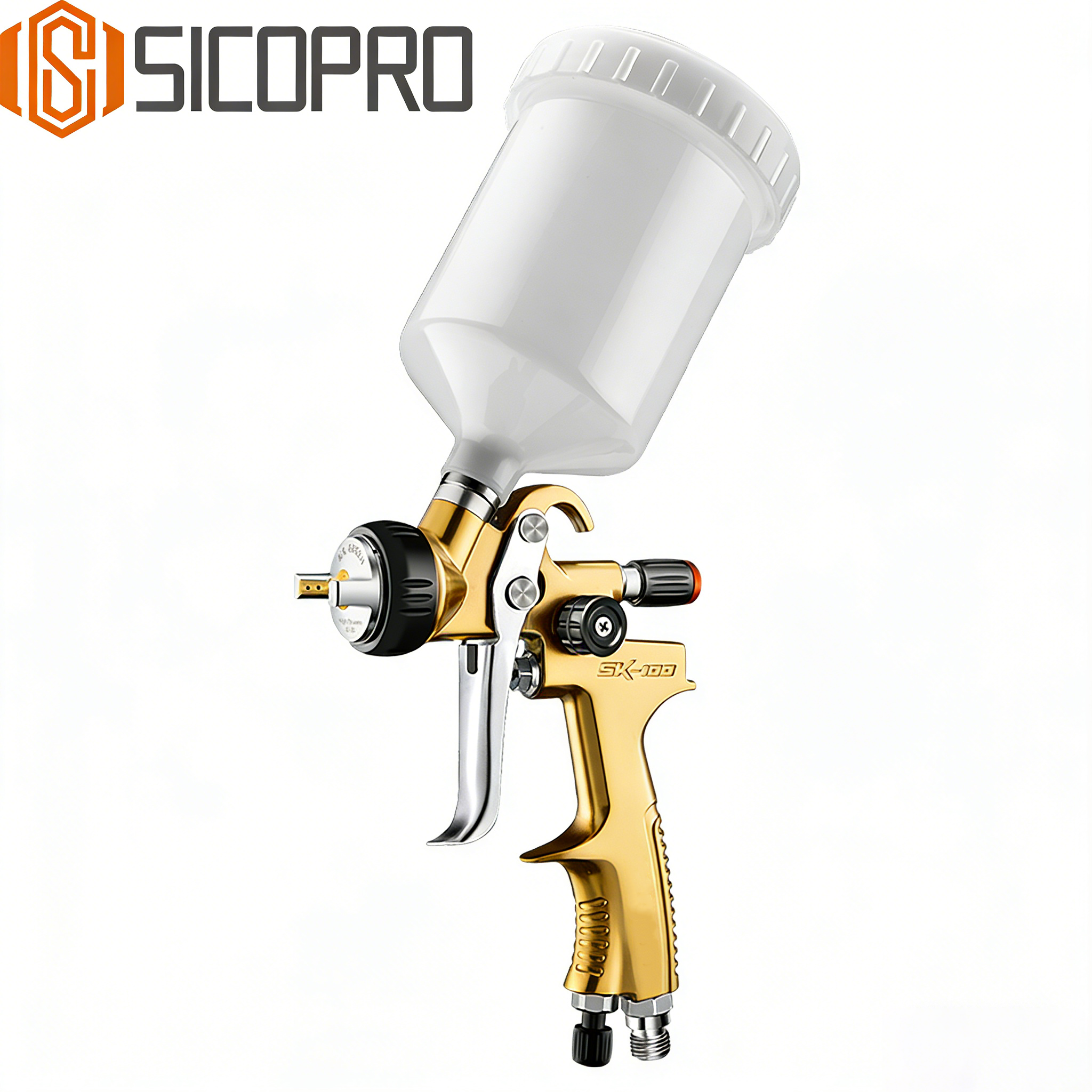 SK-100 Refinished LVLP Spray Gun - Golden