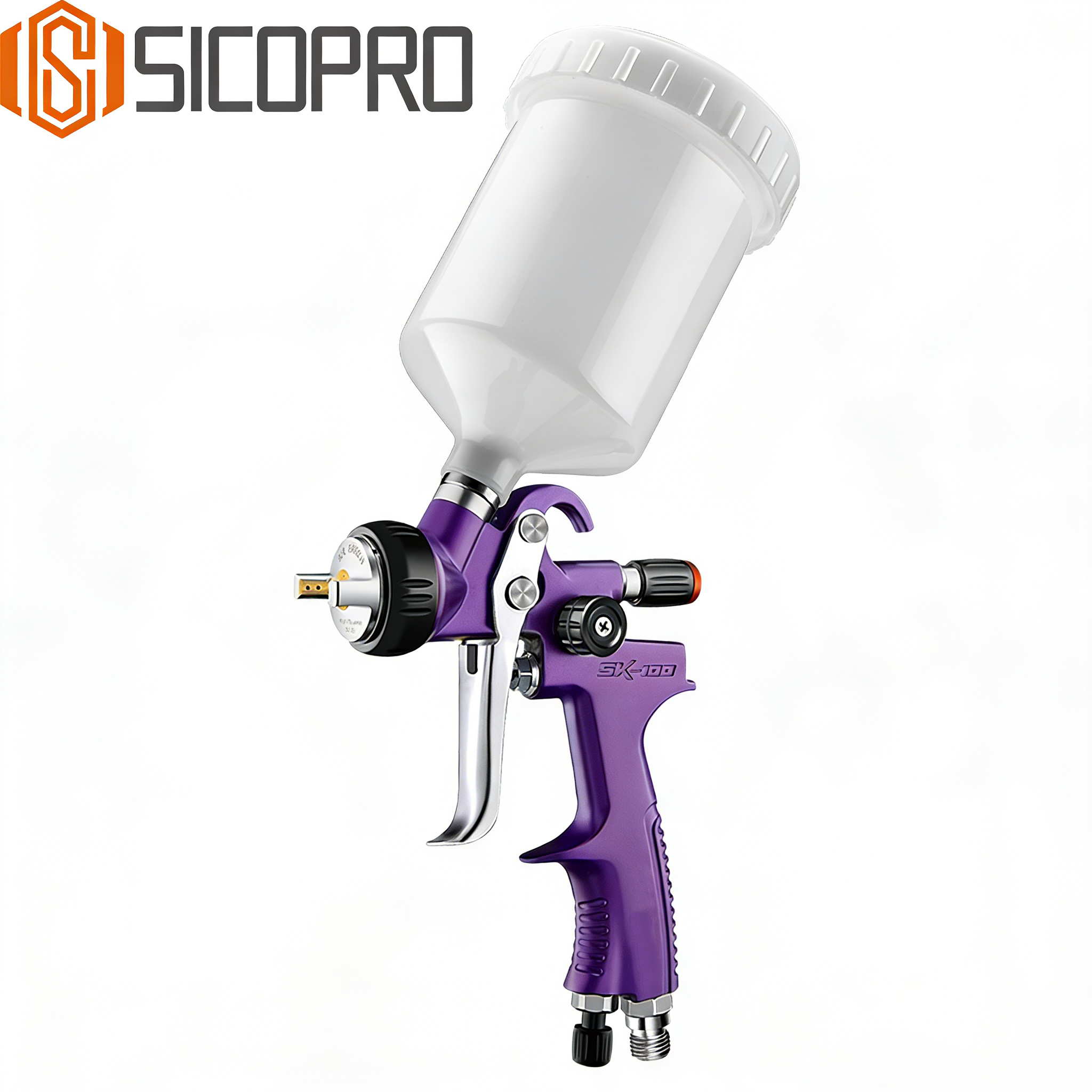 SK-100 Refinished LVLP Spray Gun - Purple