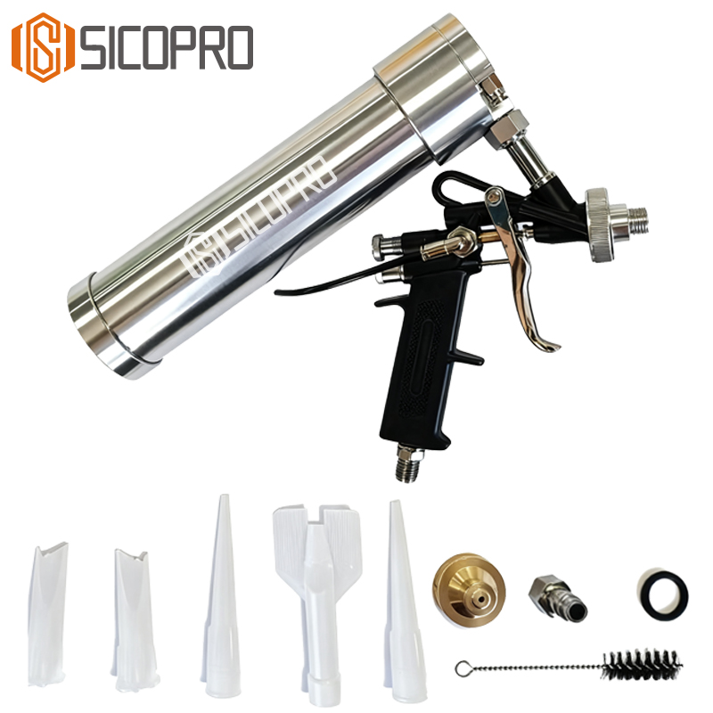 High-Capacity Pneumatic Sausage Caulking Gun SK-103 - LVLP Type
