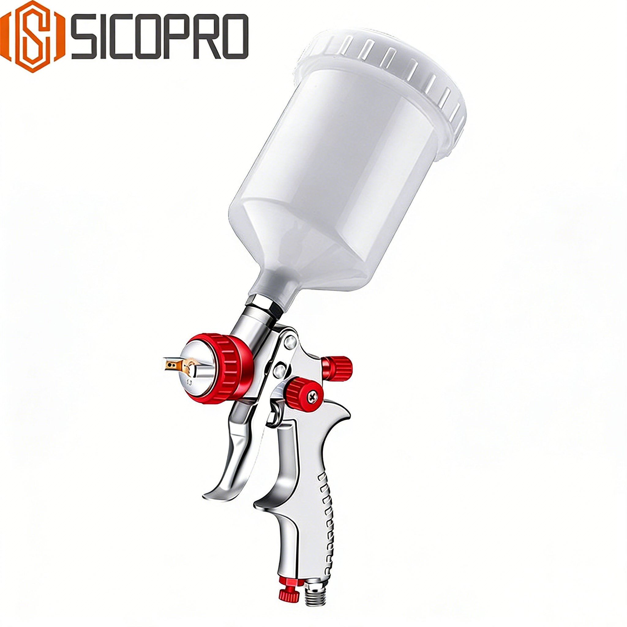 Red HVLP Spray Gun SK-2010A | High Precision Spraying Tool