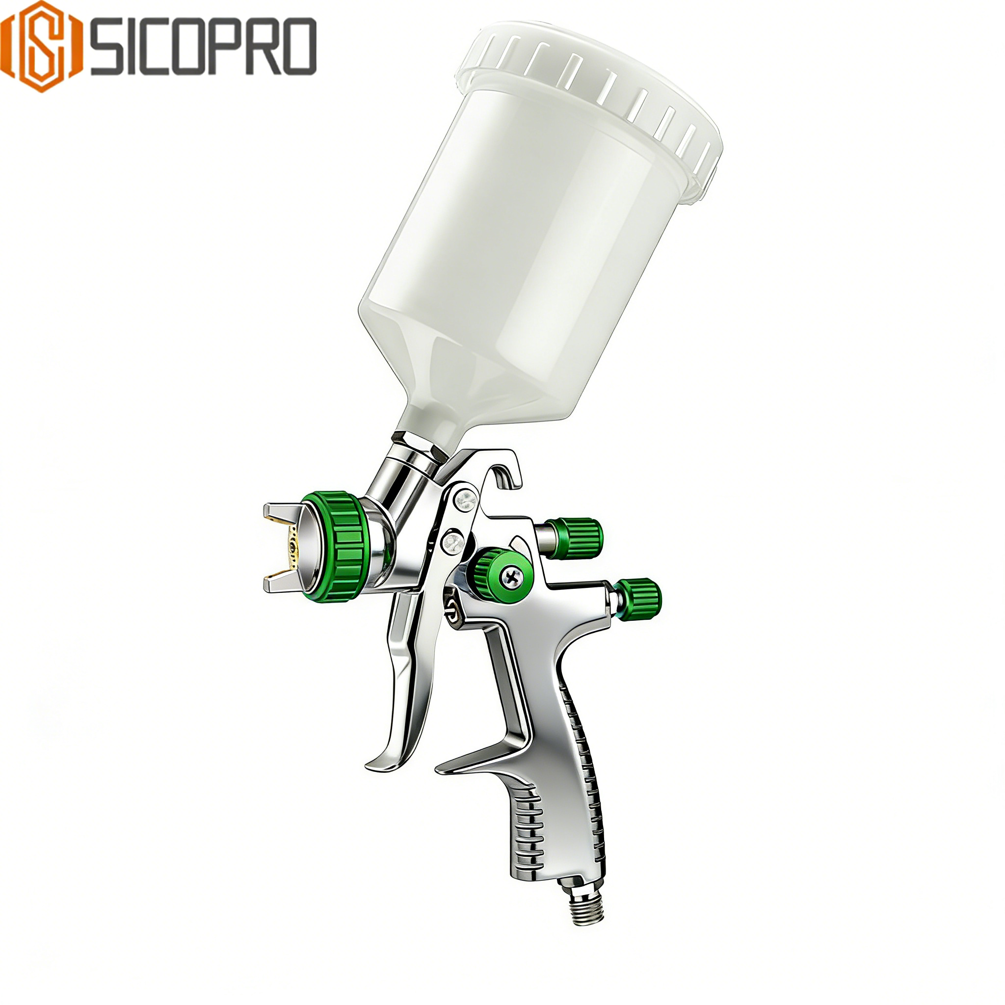 Refinished Painting LVLP Spray Gun SK-2011 - Green