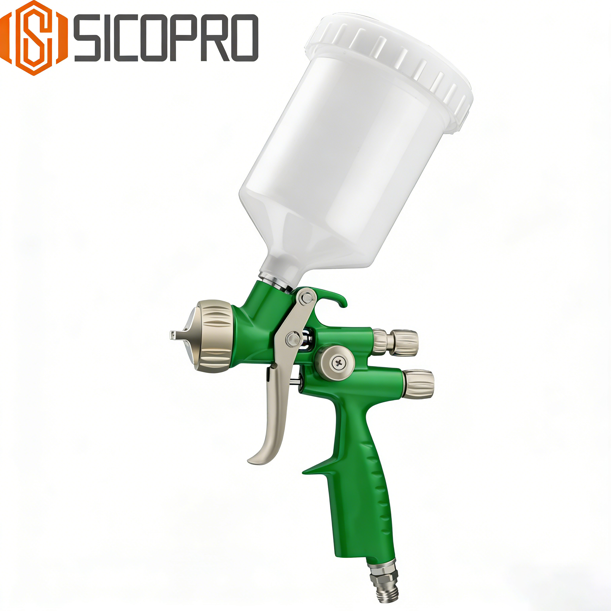 SK‑335DL LVLP Spray Gun – Green