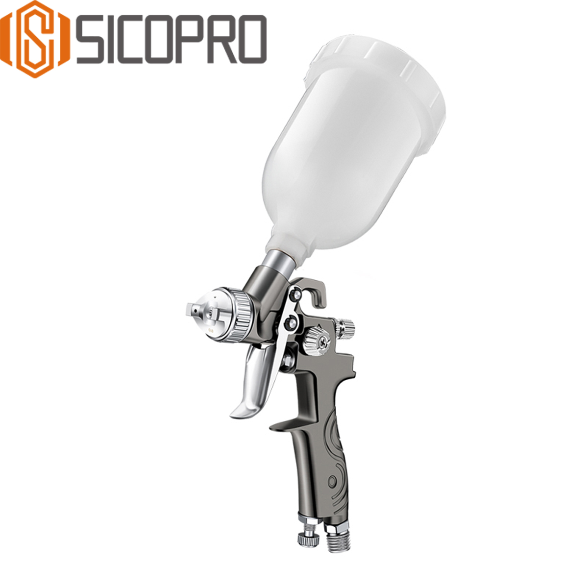 SK-350 HVLP Spray Gun – Engraved High Atomization Car Paint Gun with 1.4mm Nozzle
