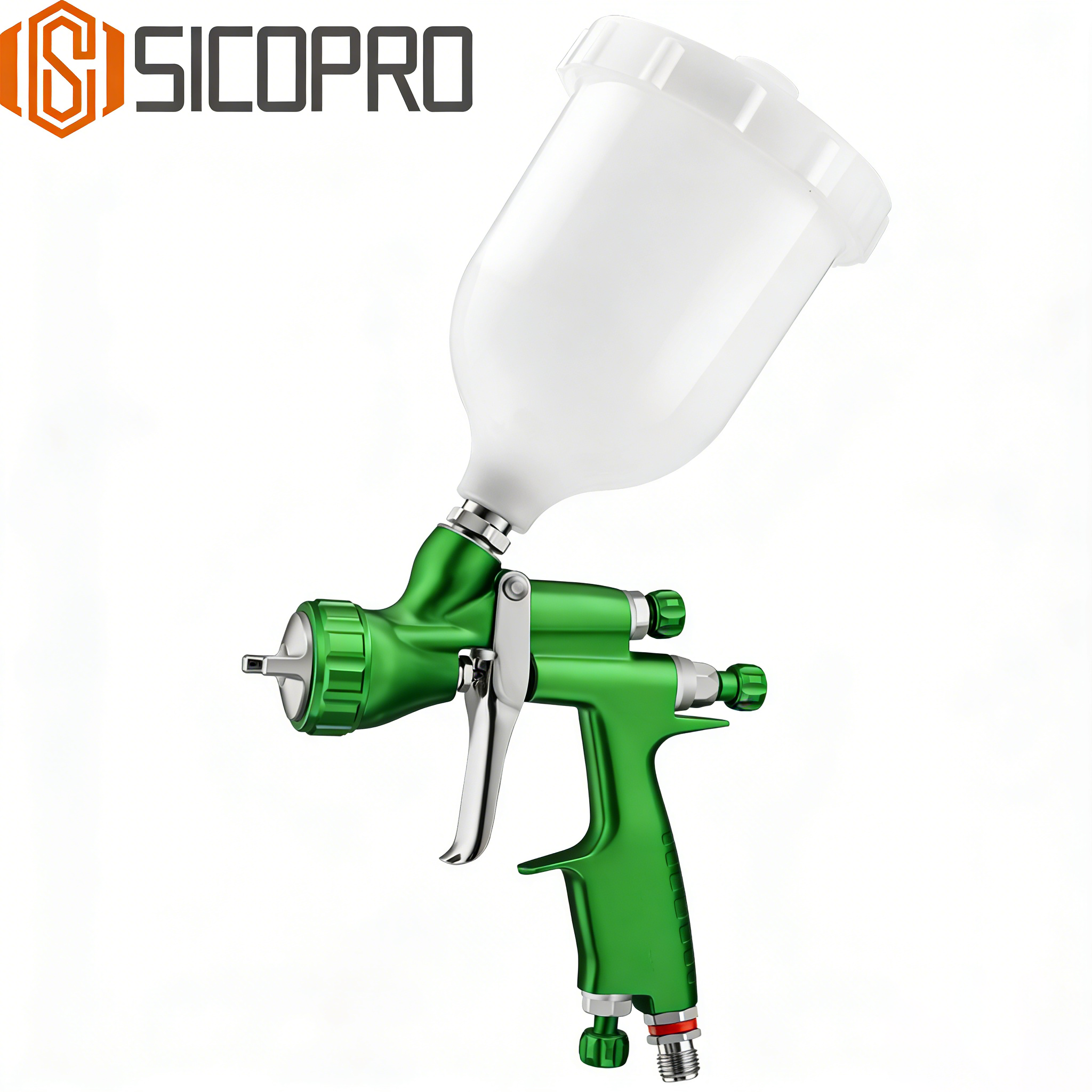 SICOPRO SK-735 LVLP Spray Gun - Green