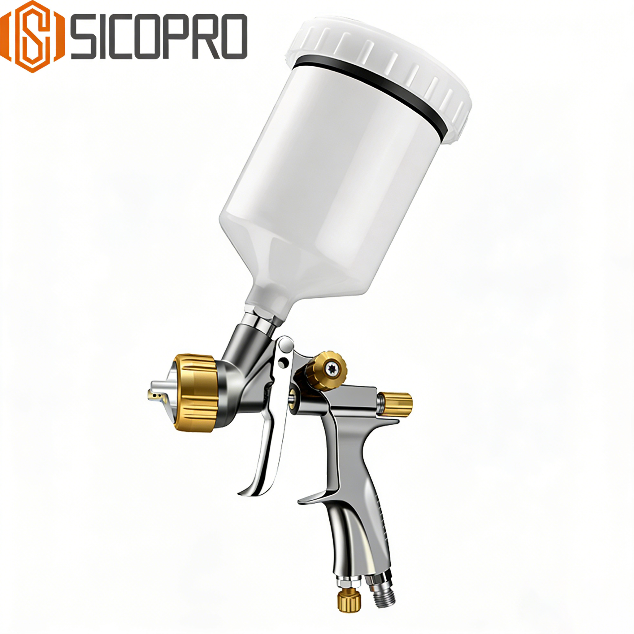 SK-80 GOLDEN LVLP Spray Gun – High Precision Refinish Tool