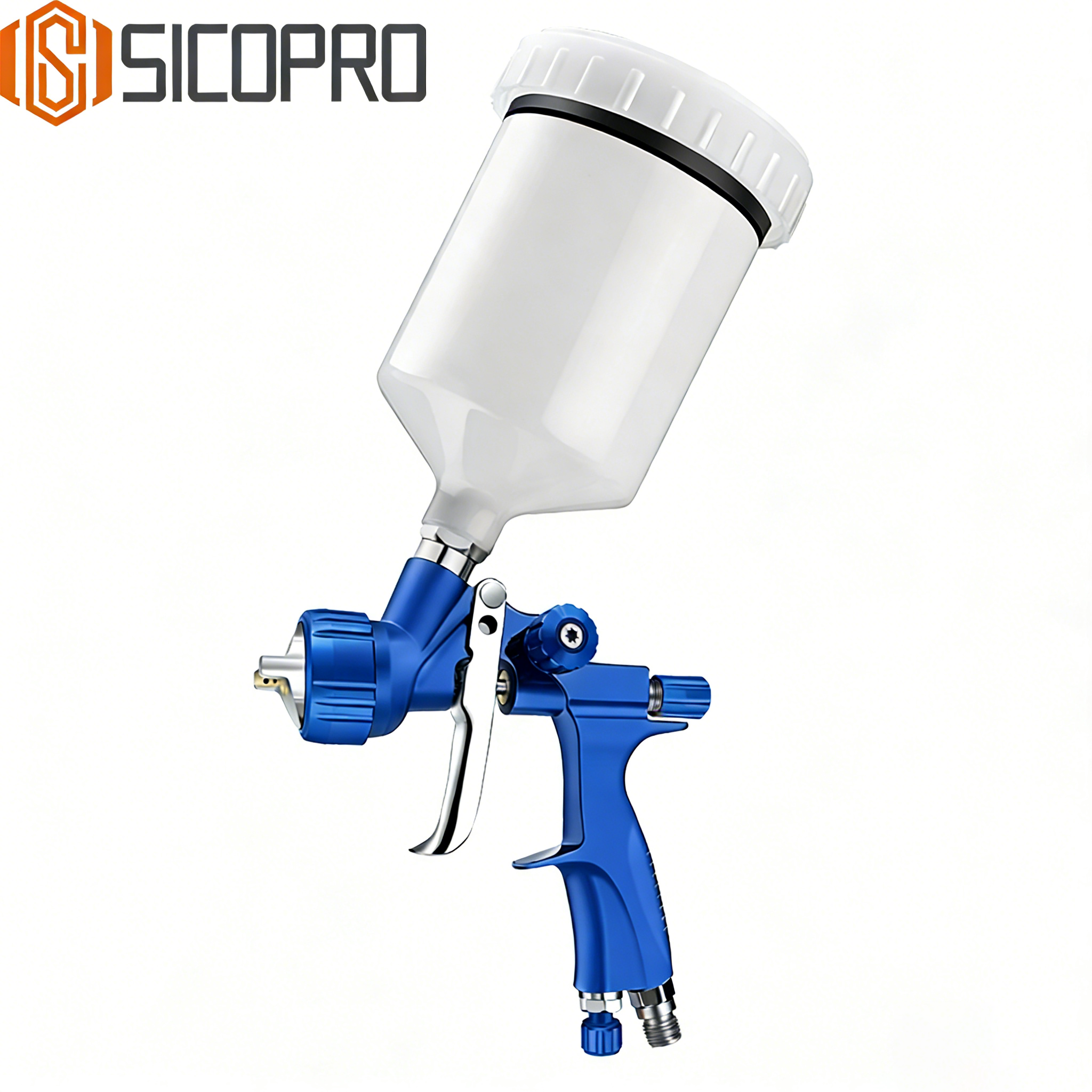 SICOPRO SK-80 Blue LVLP Fine Finish Spray Gun