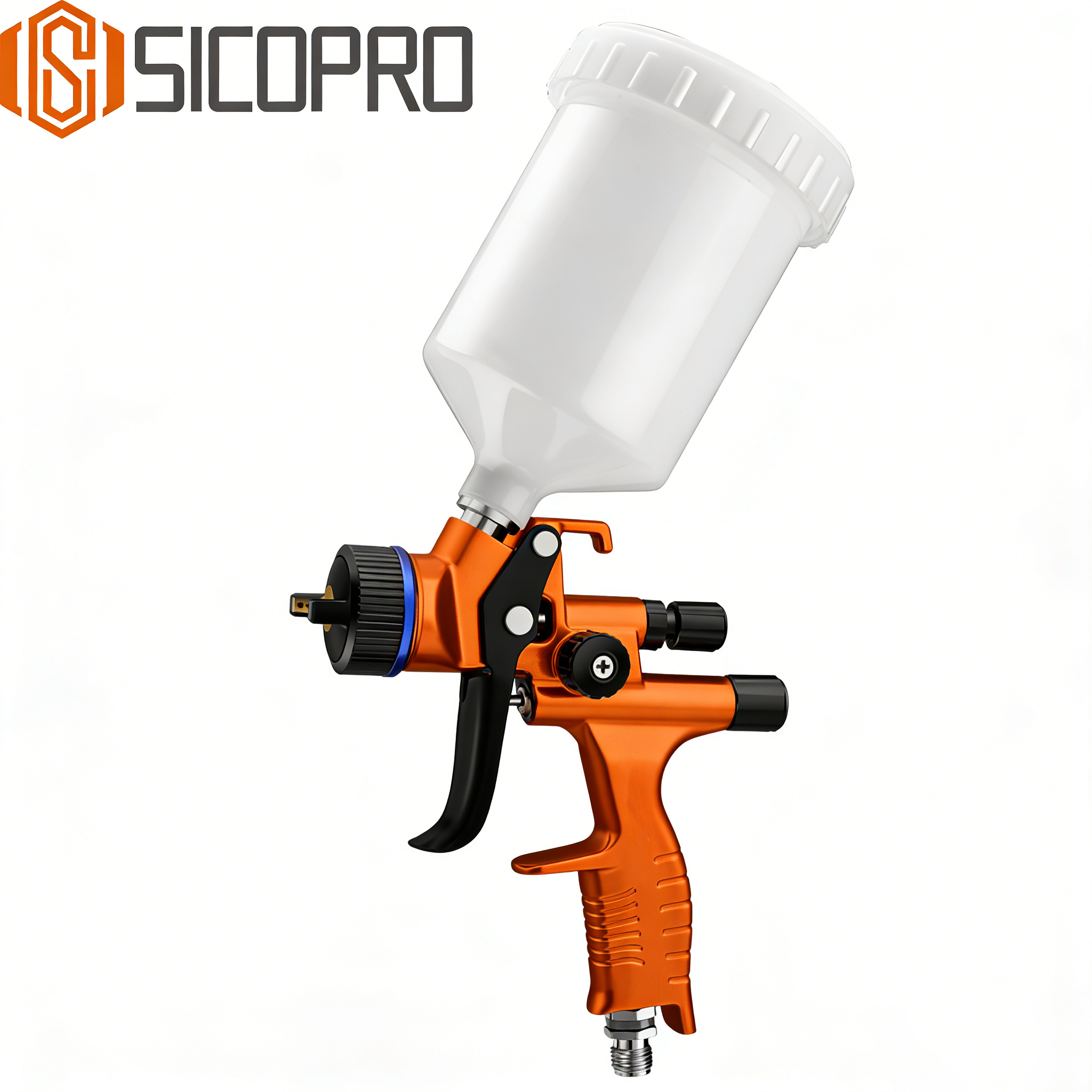 SICOPRO SK2021 LVLP Automotive Spray Gun – Orange Edition