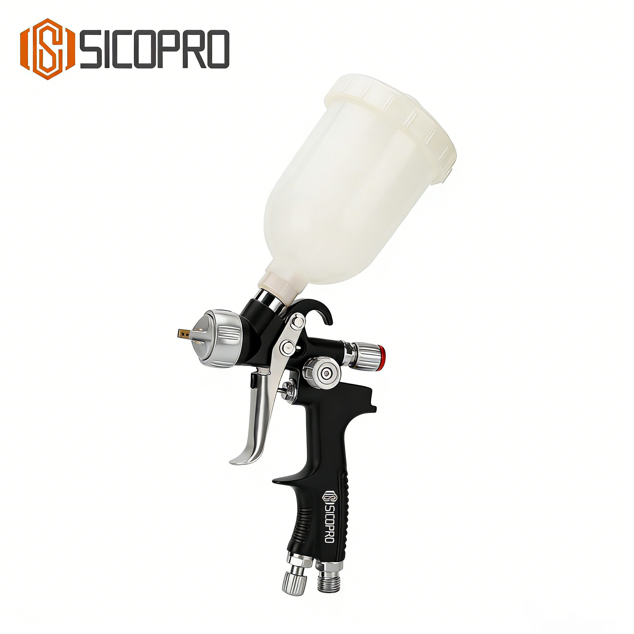 SICOPRO miniSK100 Black LVLP Gravity Spray Gun