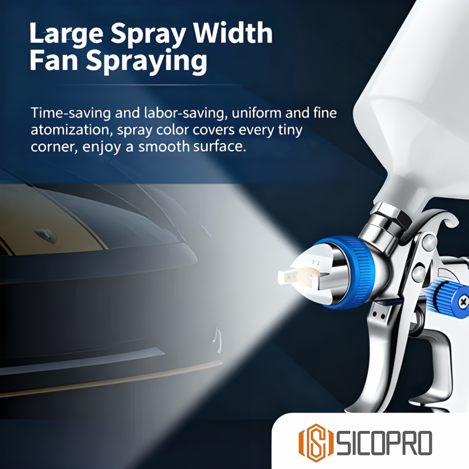 Автомобильный краскопульт LVLP с широкой струёй – Точная распылительная обработка, Высокая эффективность