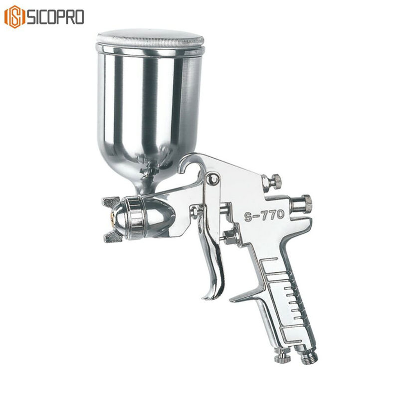 Professional Pneumatic Spray Gun Model S‑770G – Gravity Feed 400 ml Cup High‑Pressure Industrial Finish Tool