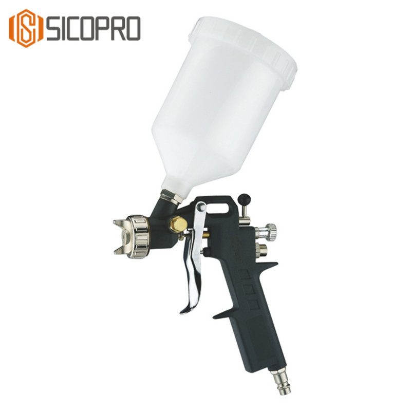 S-990AP LVLP Gravity Spray Gun – Matte Black Pro Paint Tool for Auto & Industrial Use