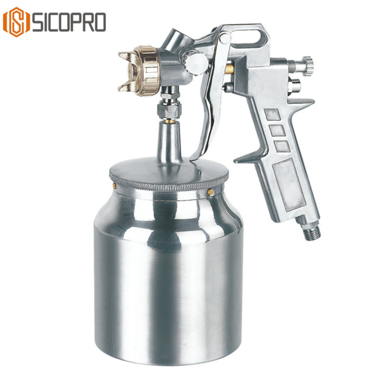 SICOPRO S-990S Professional Suction Feed Air Spray Gun for Industrial & Automotive Painting