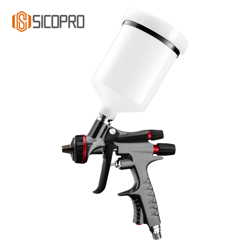 SICOPRO SK‑103 LVLP Gravity Feed Spray Gun (600 ml Cup) – High‑Precision Spray Tool for Auto, Furniture & Industrial Coating