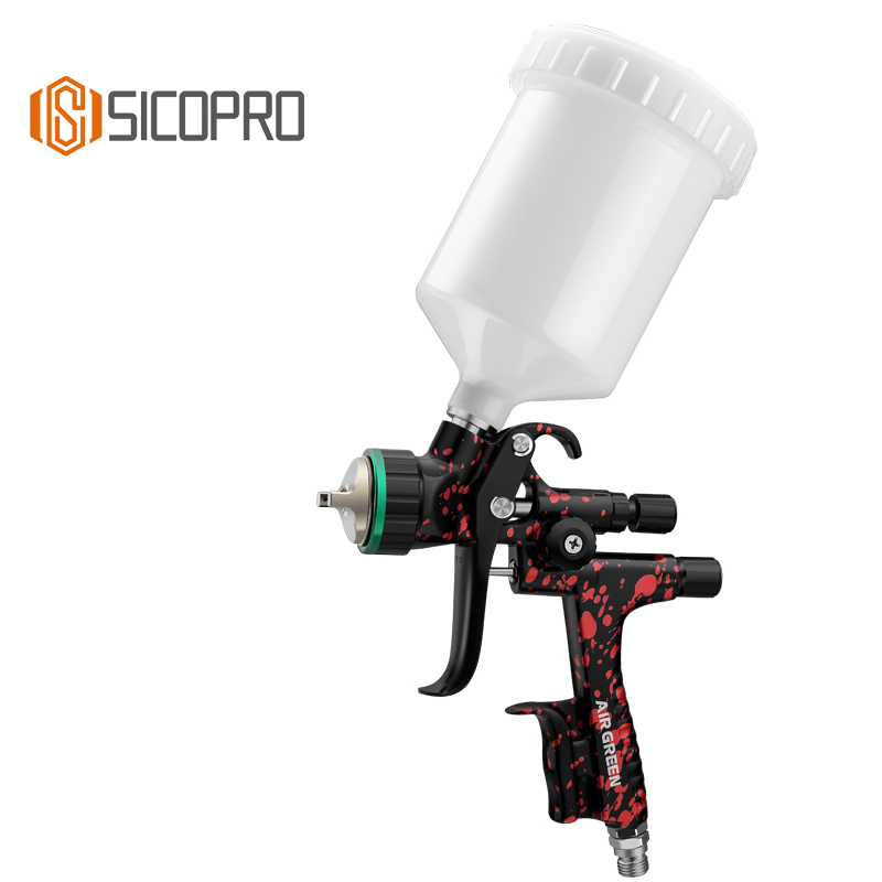 SK200B LVLP Gravity Feed Spray Gun for Automotive and Industrial Coating