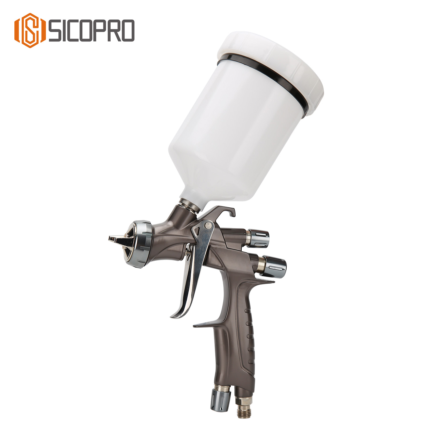 SK201 Professional Gravity Feed LVLP Spray Gun for Automotive and Industrial Painting