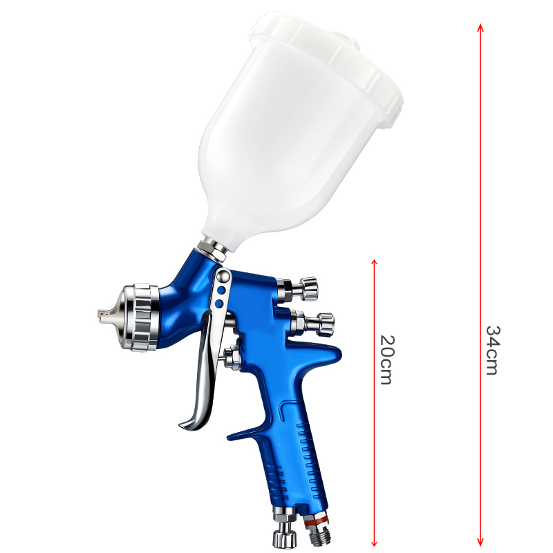 TT Blue LVLP Automotive Spray Gun – Precision Refinish Sprayer with Low Air Pressure